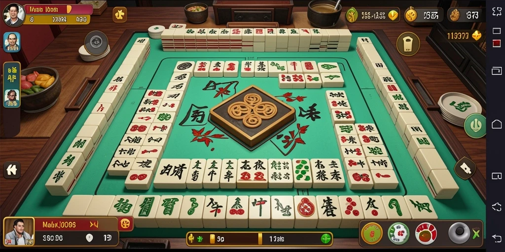 Tampilan gameplay menarik dari game Mahjong API77.