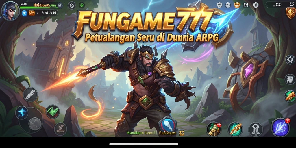 Gameplay seru dalam FUNGAME777 yang menampilkan pertempuran epik.