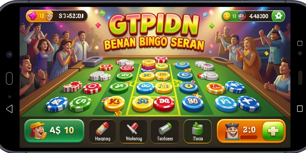 Tampilan gameplay menarik GTPIDN yang penuh warna.