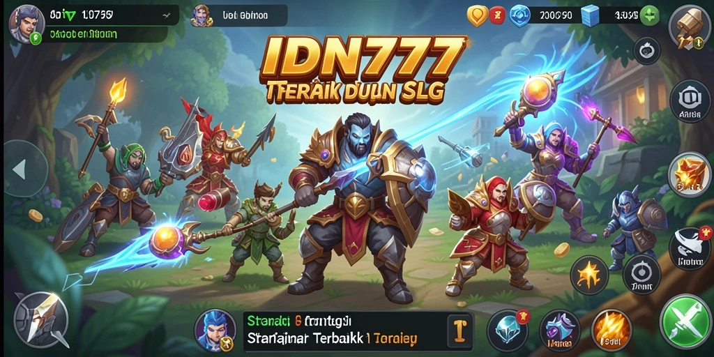 Tampilan gameplay IDN777 yang menarik dan strategis.