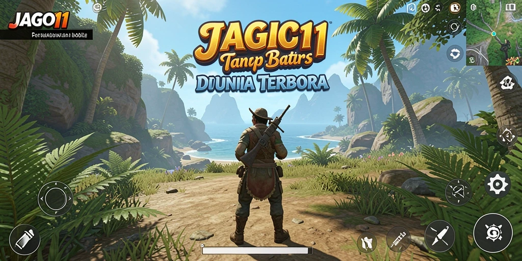 Tangkapan layar JAGO11 menampilkan gameplay eksplorasi dunia terbuka yang mendebarkan.