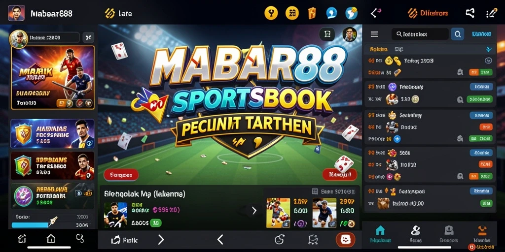 Screenshot MABAR88 menampilkan antarmuka taruhan yang menarik dan interaktif.