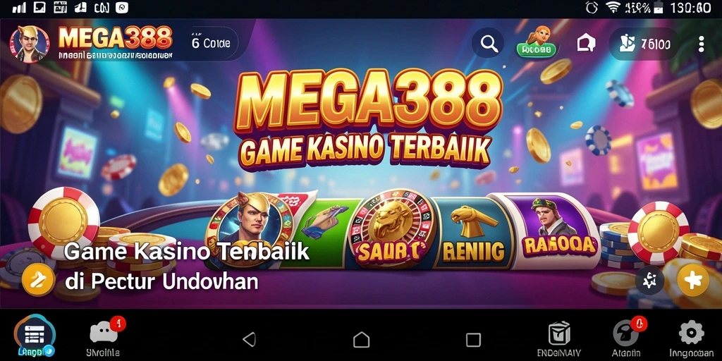 Tampilan gameplay menarik dalam MEGA388 dengan berbagai pilihan kasino.