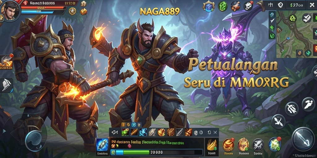 Tampilan gameplay seru dalam NAGA889 dengan aksi pertarungan yang menegangkan.