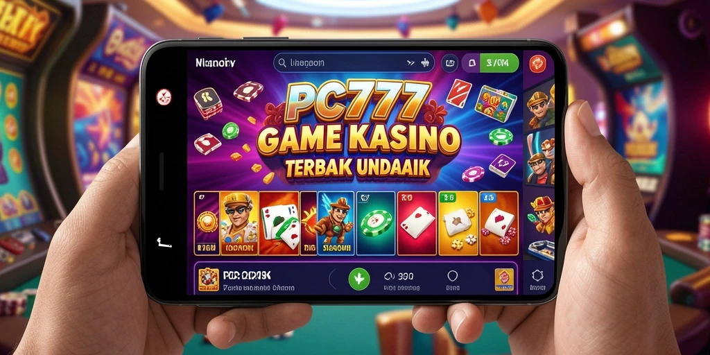 Tampilan menarik dari gameplay Kasino PC777 dengan berbagai permainan.