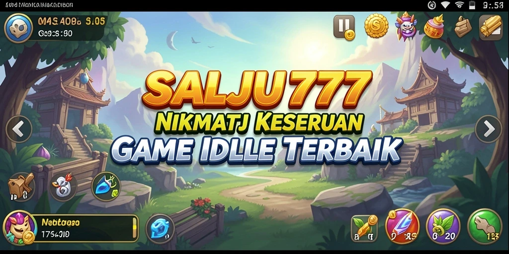 Tangkapan layar dari gameplay SALJU777 menampilkan keseruan dalam manajemen Idle.