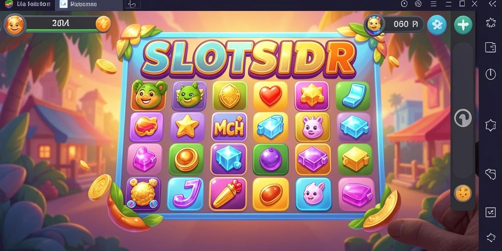 Tampilan gameplay SLOTSIDR yang seru dan penuh warna.