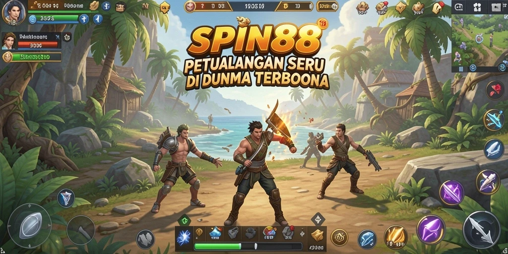 Tangkapan layar utama dari permainan SPIN88 dengan pemandangan yang menakjubkan.