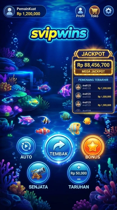 Tampilan utama aplikasi svipwins dengan berbagai kategori aplikasi.